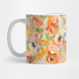 Orange Spring Flowers Mug